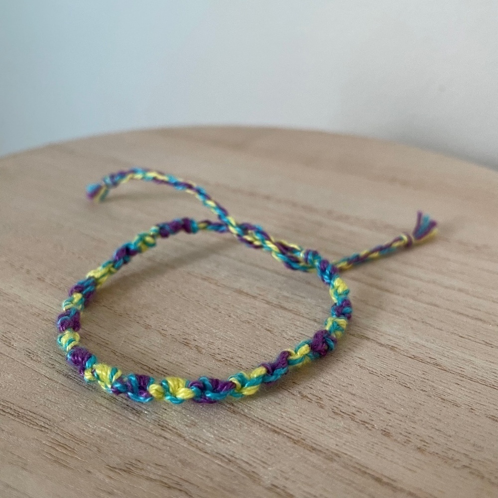 Colorful Neon Woven Bracelet